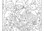 create cute, cozy, bold and easy story coloring book
